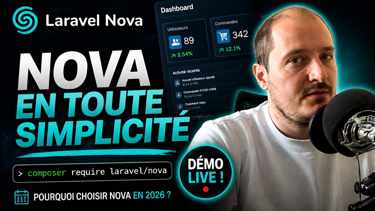 Live Laravel Nova avec Laravel Cameroun — back-office en live coding