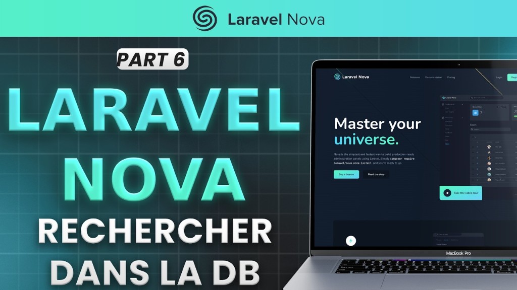 Laravel Nova : rechercher dans la DB (partie 6)